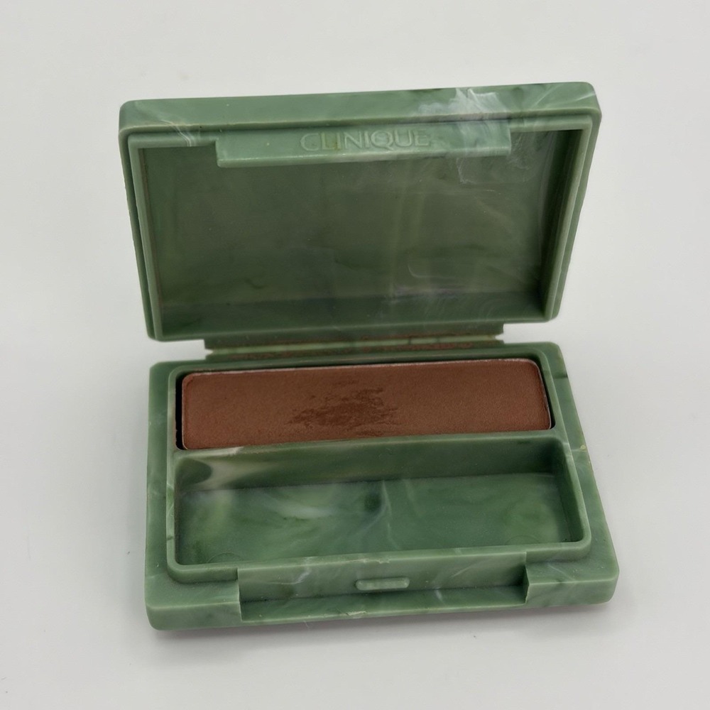 Clinique Vintage Sheer Powder Blusher 15 Wild Rose Travel Size Green